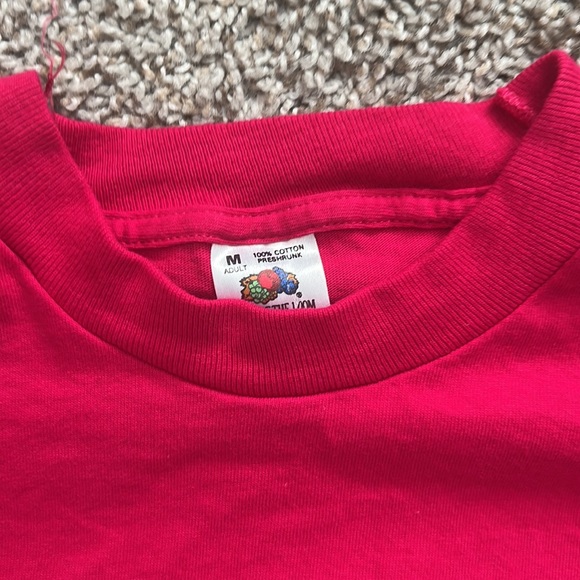 Vintage Blank Single Stitched Preshrunk Shirt Mens Size Medium - Picture 2 of 4